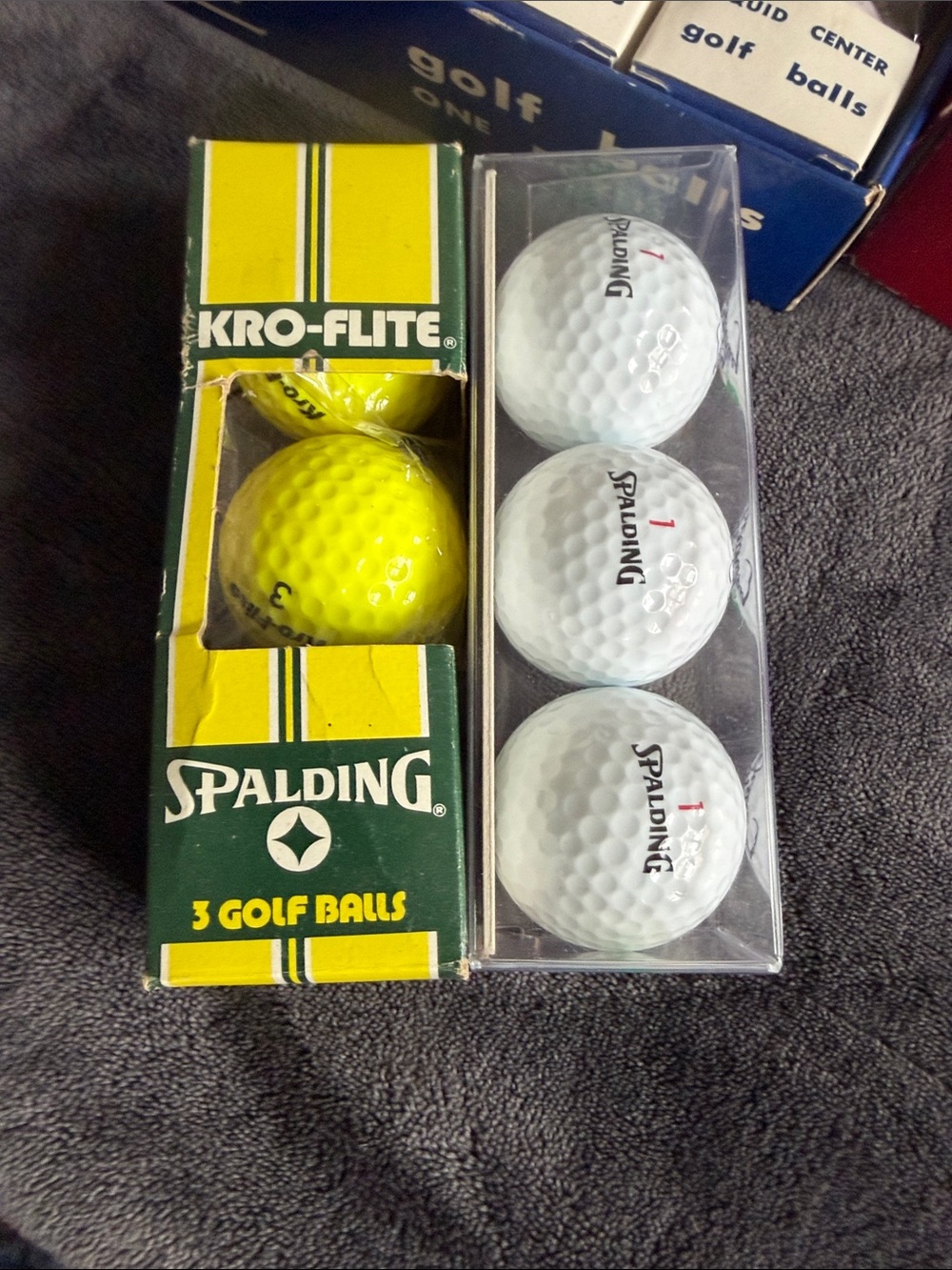 Vintage Spalding and Federals White and yellow Golf Ball Lot w/ birthday set - Picture 16 of 16